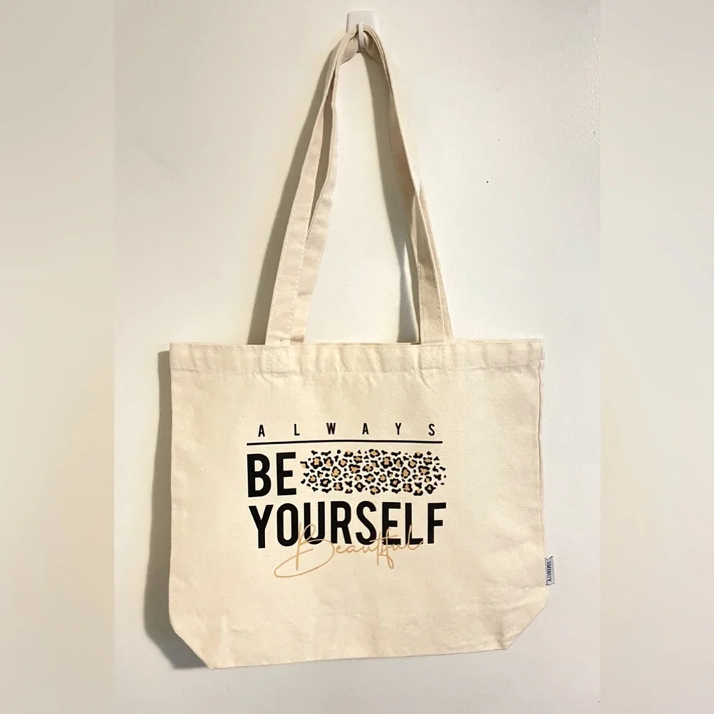 Canvas Tote Bags with Inner Pocket & Buckle Closure cotton polyester 12oz bag